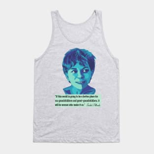 Isabel Allende Portrait and Quote Tank Top